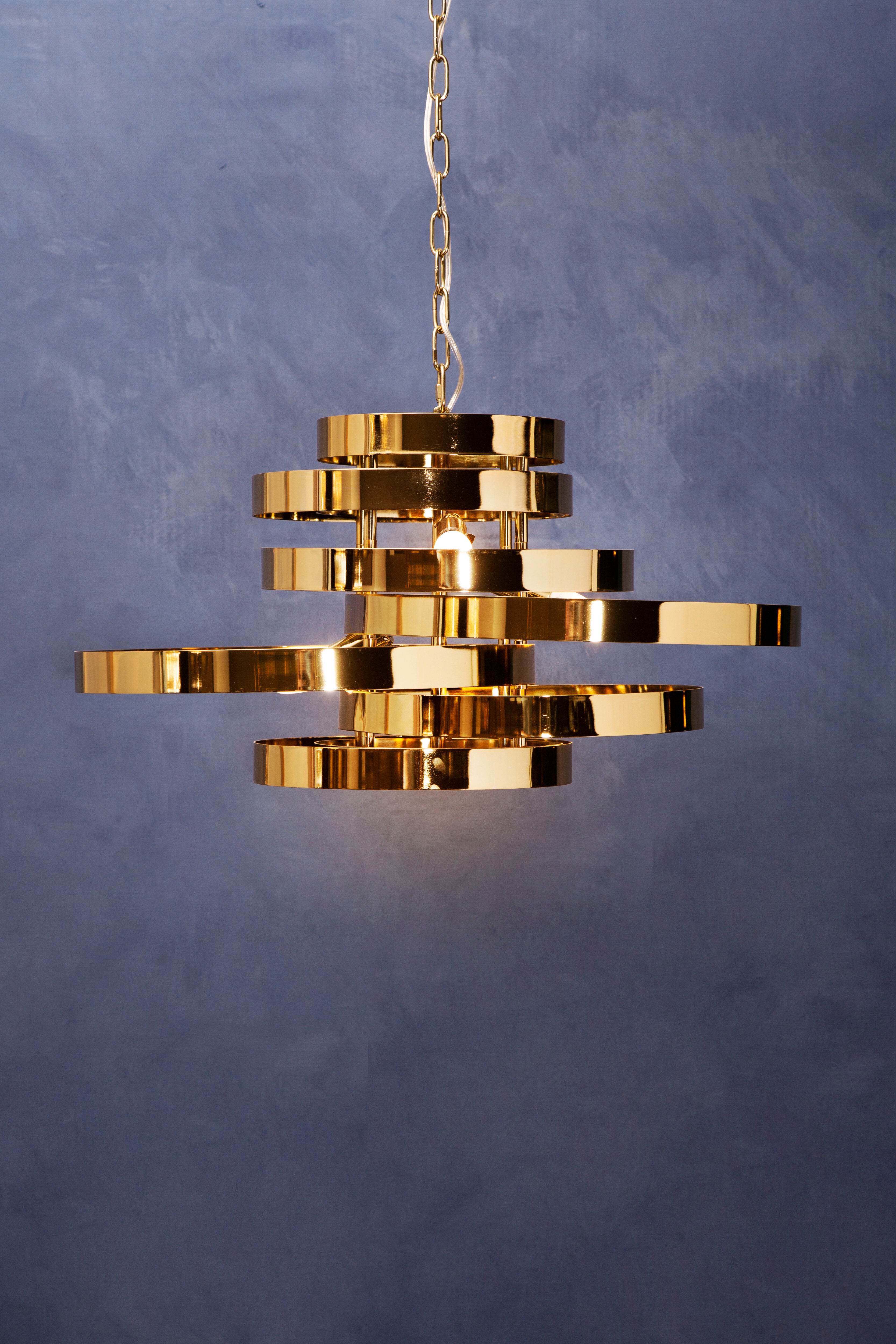 Loma 5 Bulb Gold Finish Pendant Lamp